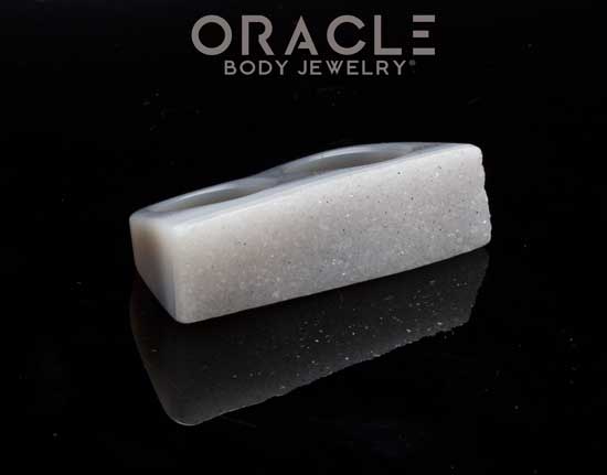 Druzy Agate Double Finger Ring Size 8.5 and 9.5 - Image 2