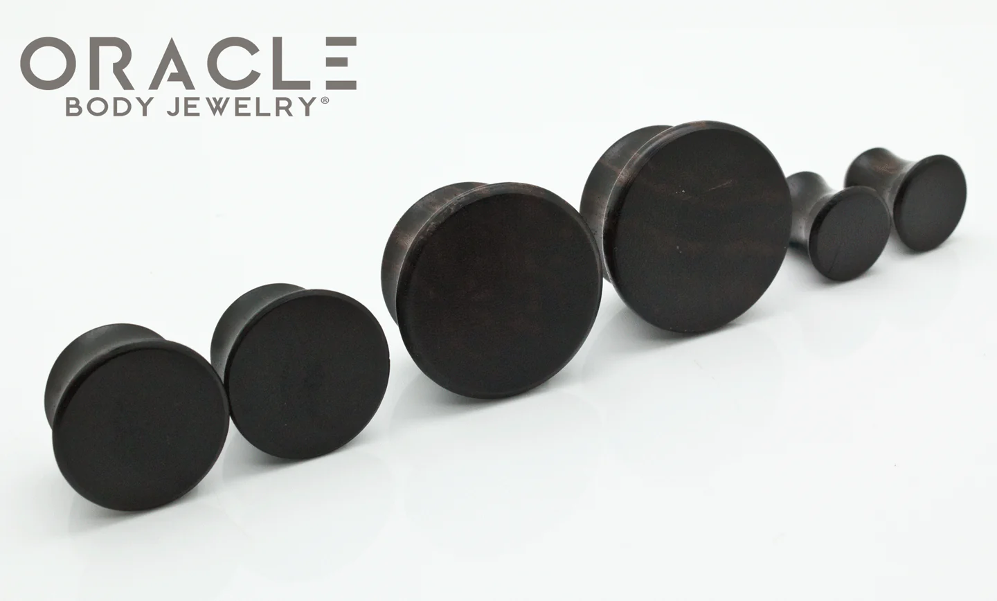 Ebony Wood Mayan Style Flare Plugs - Image 2
