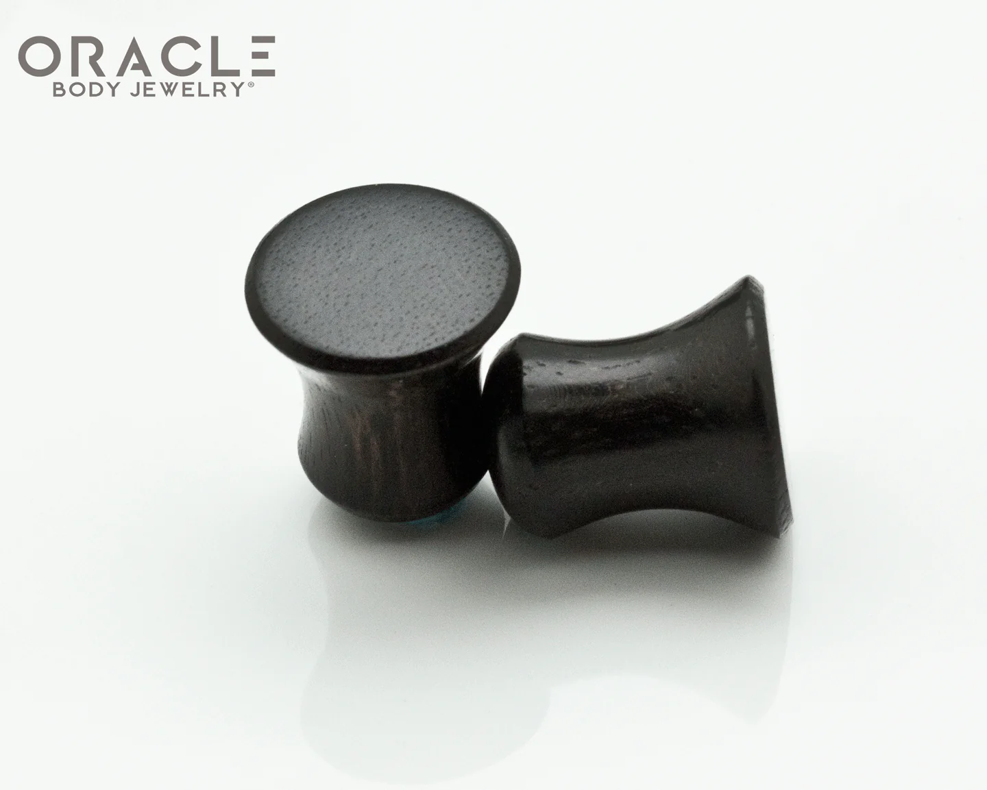 Ebony Wood Mayan Style Flare Plugs - Image 3
