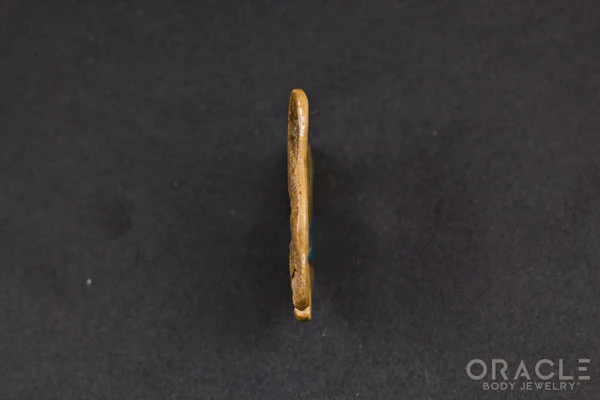 1/2" (12.5mm) Fossilized Mammoth Ivory Split Cat - Image 4