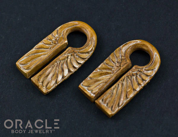 7/16" (11mm) Fossilized Mammoth Ivory Split Flowers - Image 3