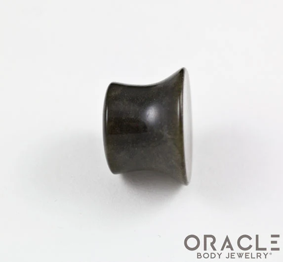 Golden Obsidian Mayan Style Flare Plugs - Image 3