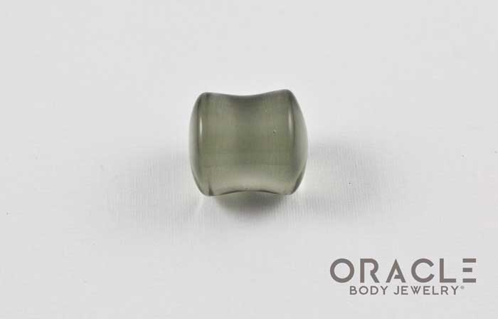 Grey Quartz Double Flare Plugs - Image 3