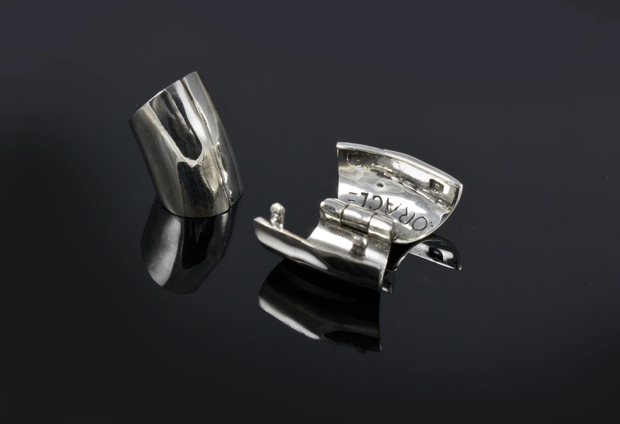 High Polish Sterling Silver Lobe Clickers - Image 2