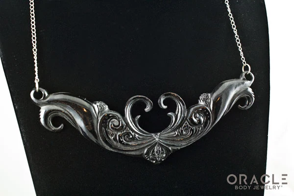 Horn Necklace with Steel Chain - Image 2