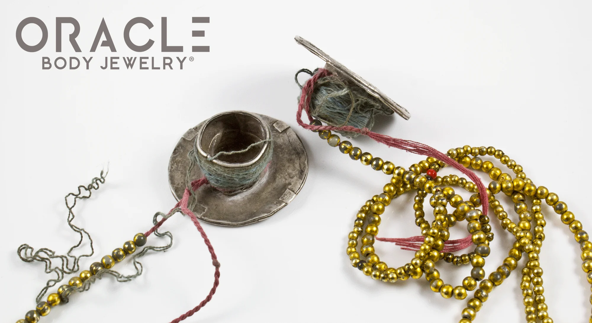 Large Akha Plugs with Chain Adornments - Image 4
