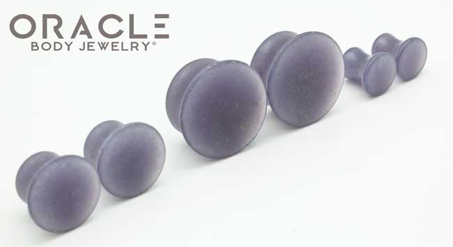 Lepidolite Mayan Style Flare Plugs - Image 2