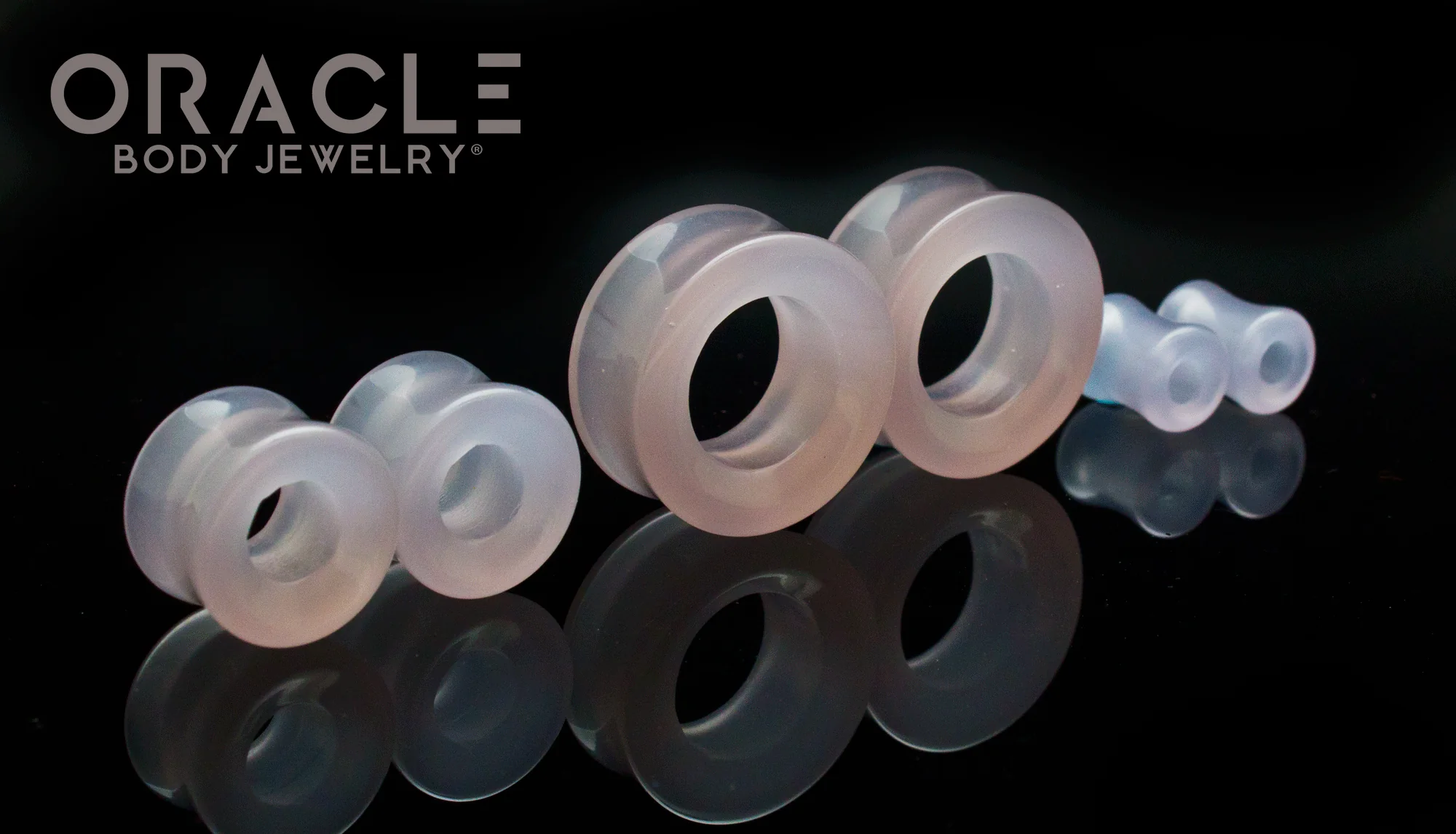 Lilac Quartz Eyelets / Tunnels - Image 2