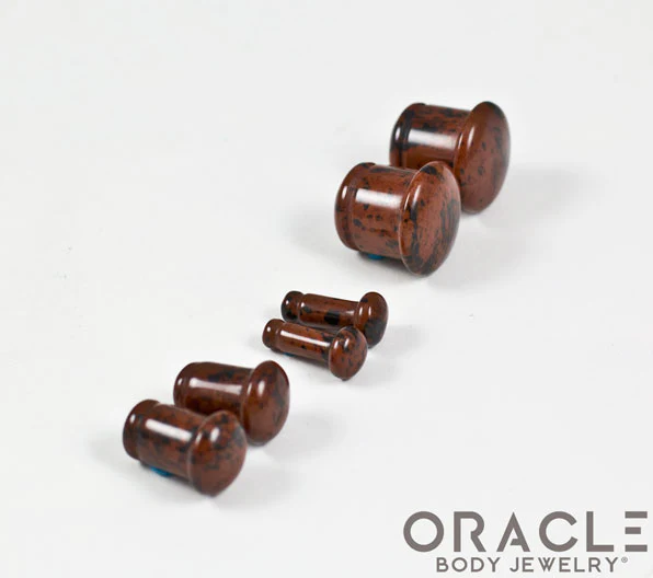 Mahogany Obsidian Single Flare Plugs - Image 2