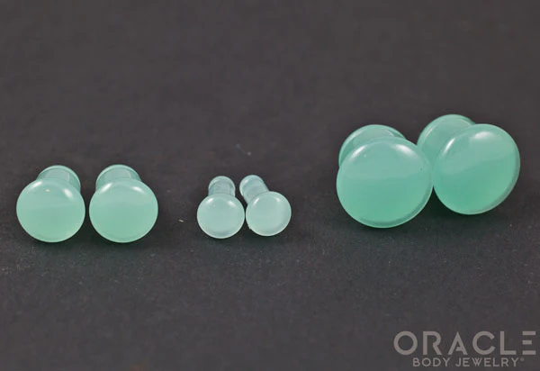 Mint Opalite Single Flare Plugs - Image 2