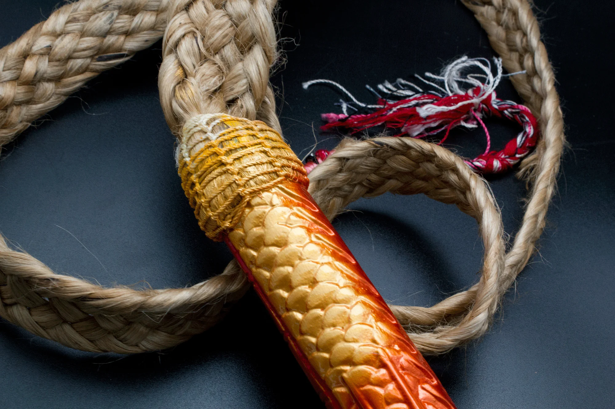 Ceremonial Whip from Phuket Thailand - Image 3
