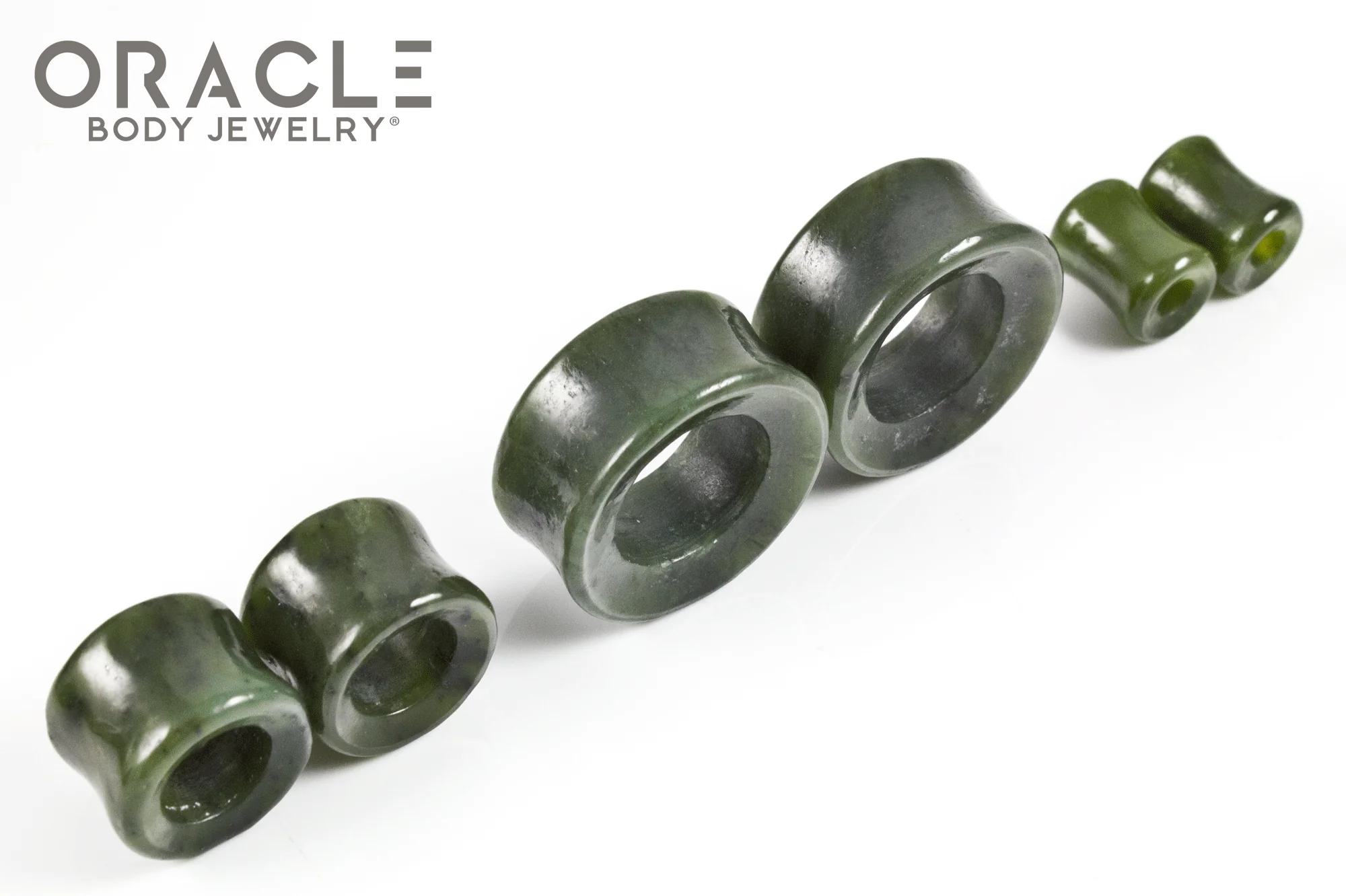 Nephrite Jade Tunnels / Eyelets - Image 2