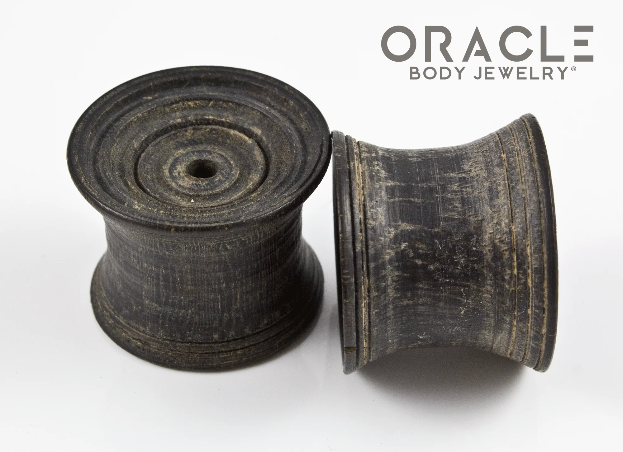 Old Sarawak Dayak Wood Ear Plugs - Image 2