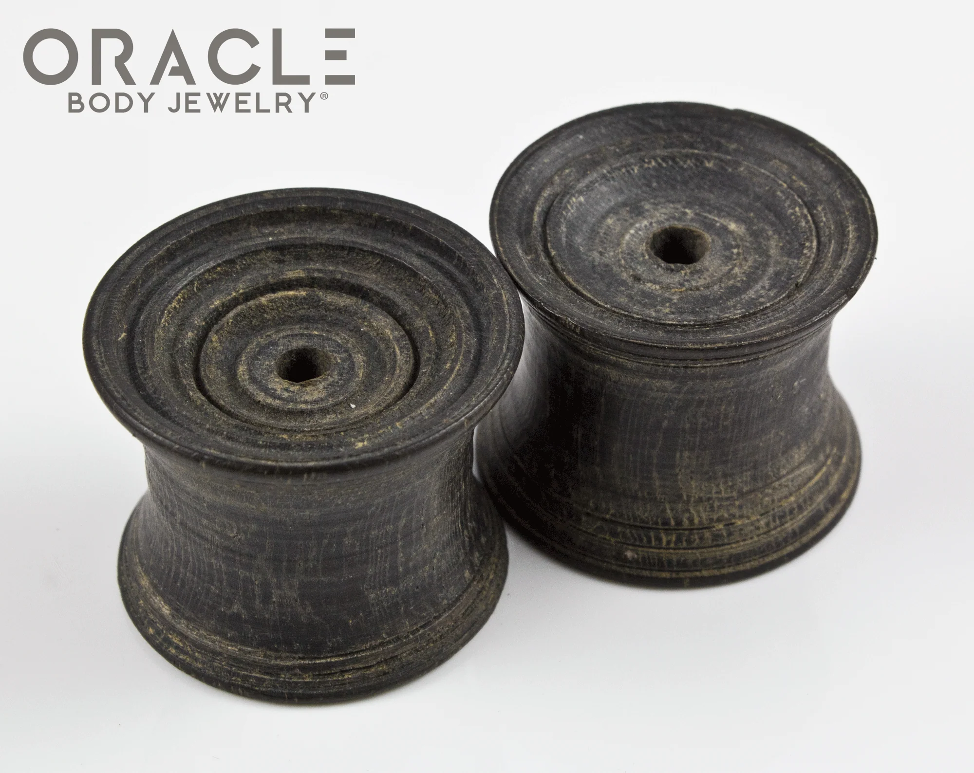 Old Sarawak Dayak Wood Ear Plugs - Image 3