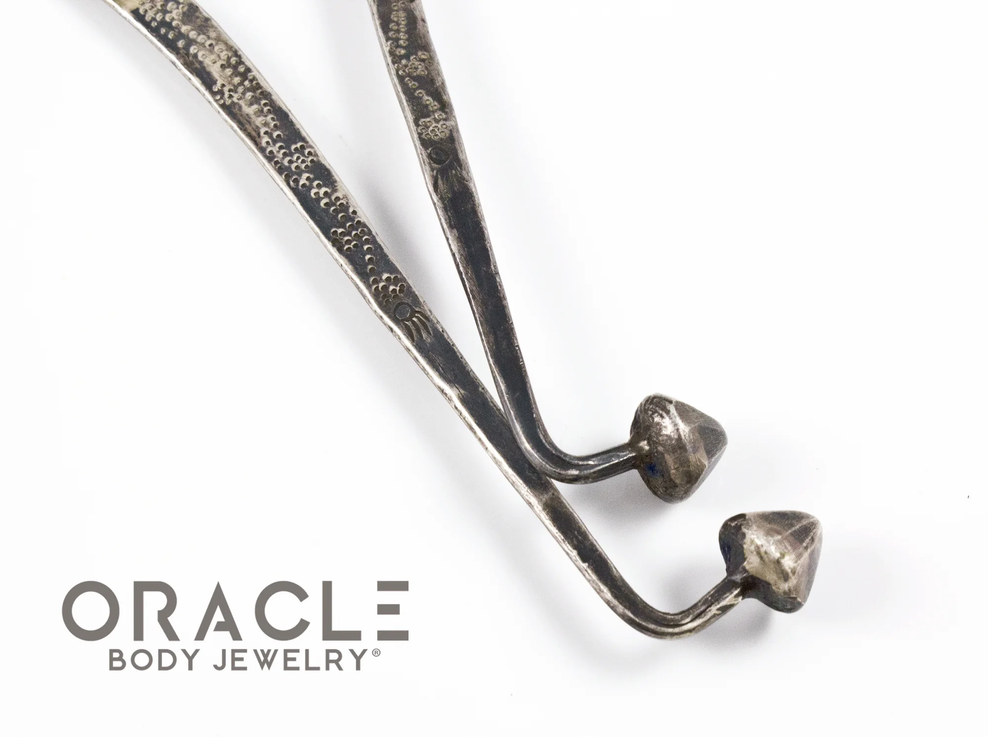 Old Hmong Silver Earrings - Image 2