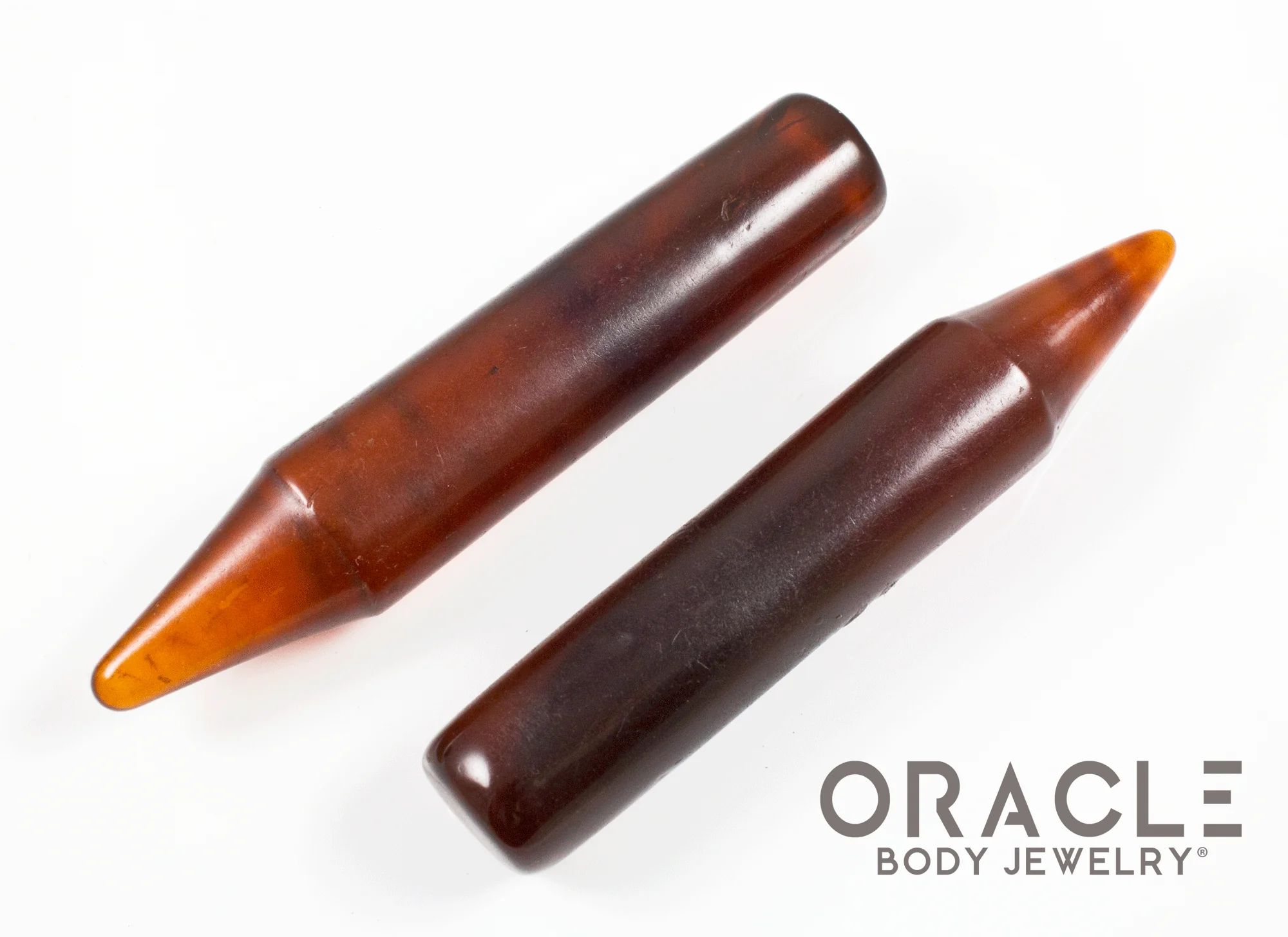 Old Kachin Amber Earplugs - Image 2
