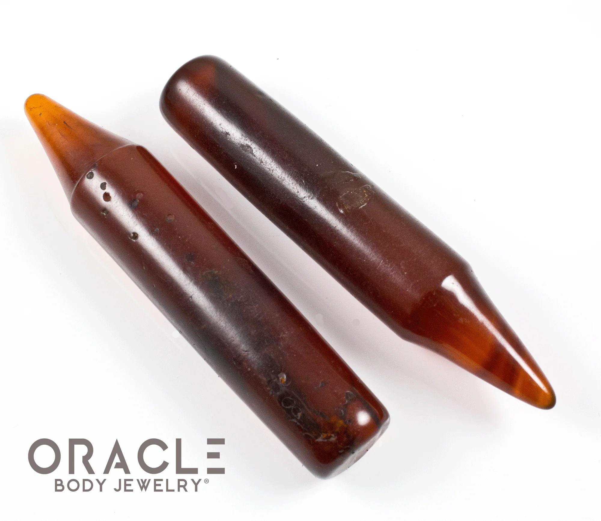 Old Kachin Amber Earplugs - Image 4