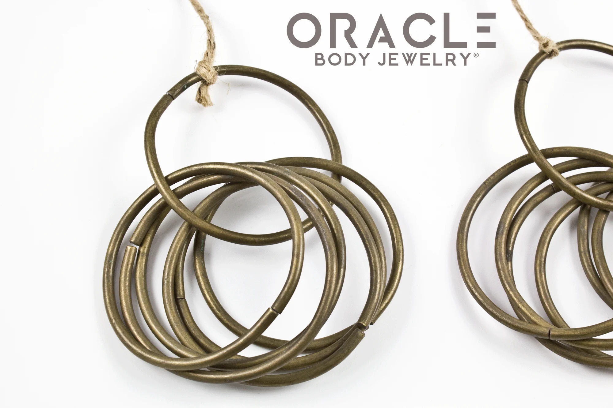 Old Large Dayak Rings / Earrings - Image 2