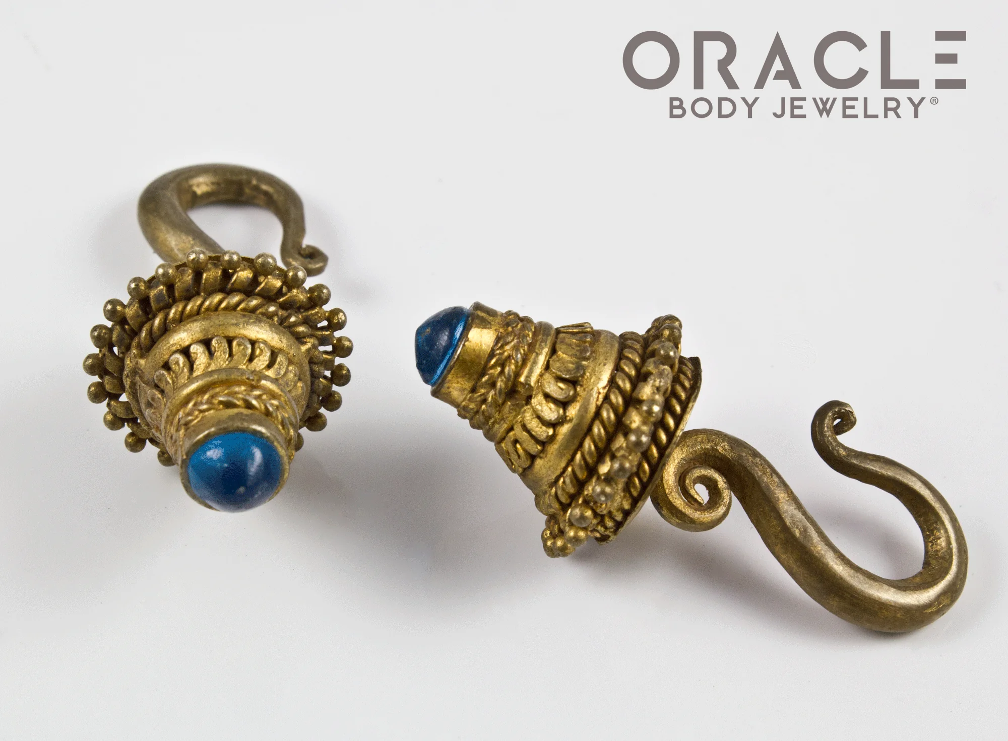 Old Thailand Hanging Earrings/ Weights - Image 2