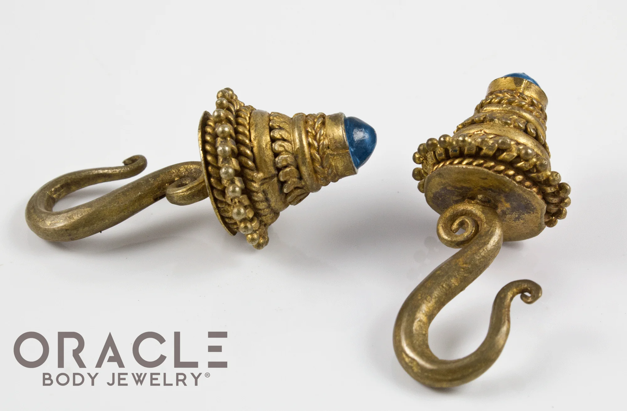 Old Thailand Hanging Earrings/ Weights - Image 3
