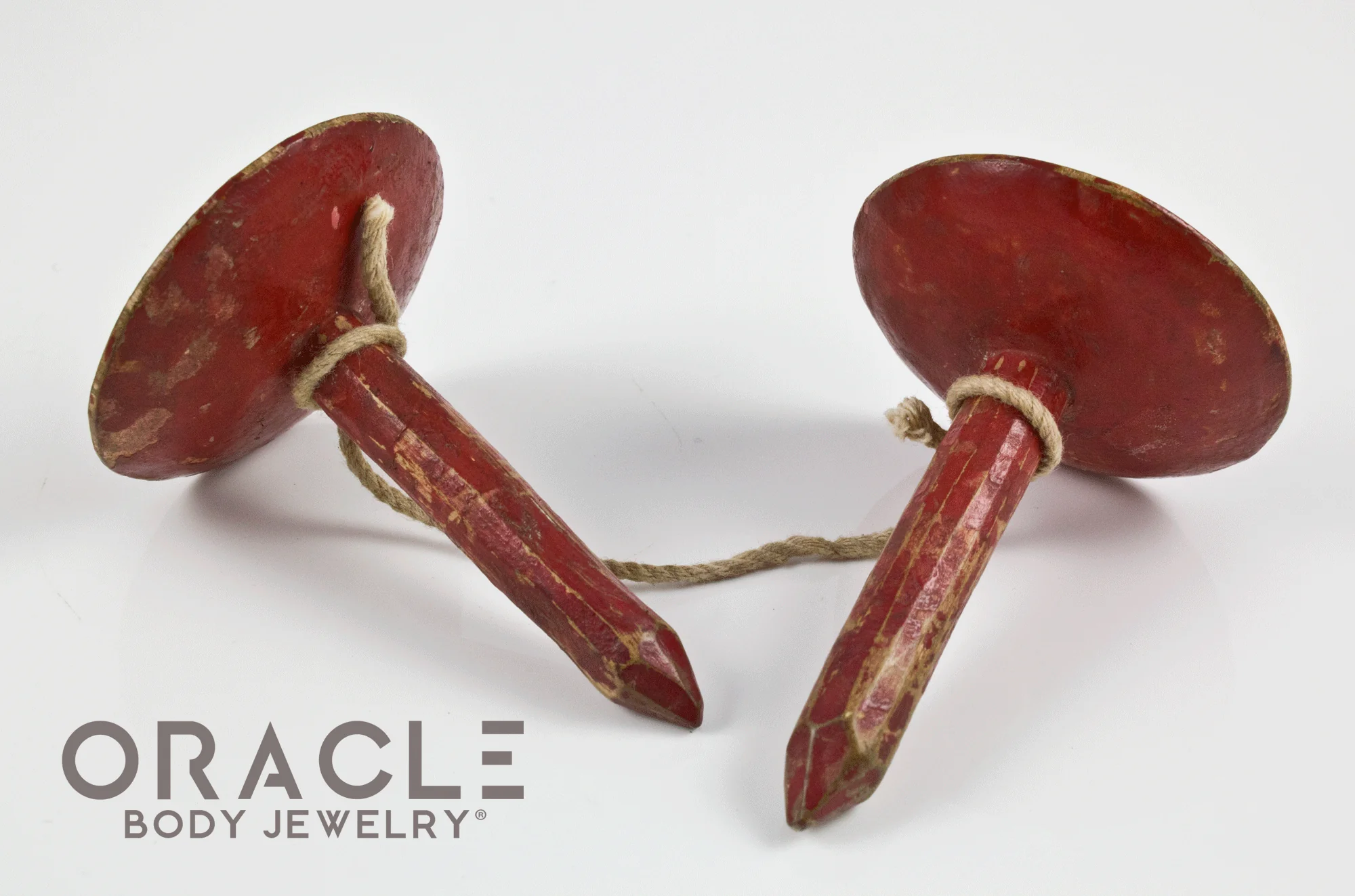 Old Naga Long Wooden Ear Plugs - Image 2