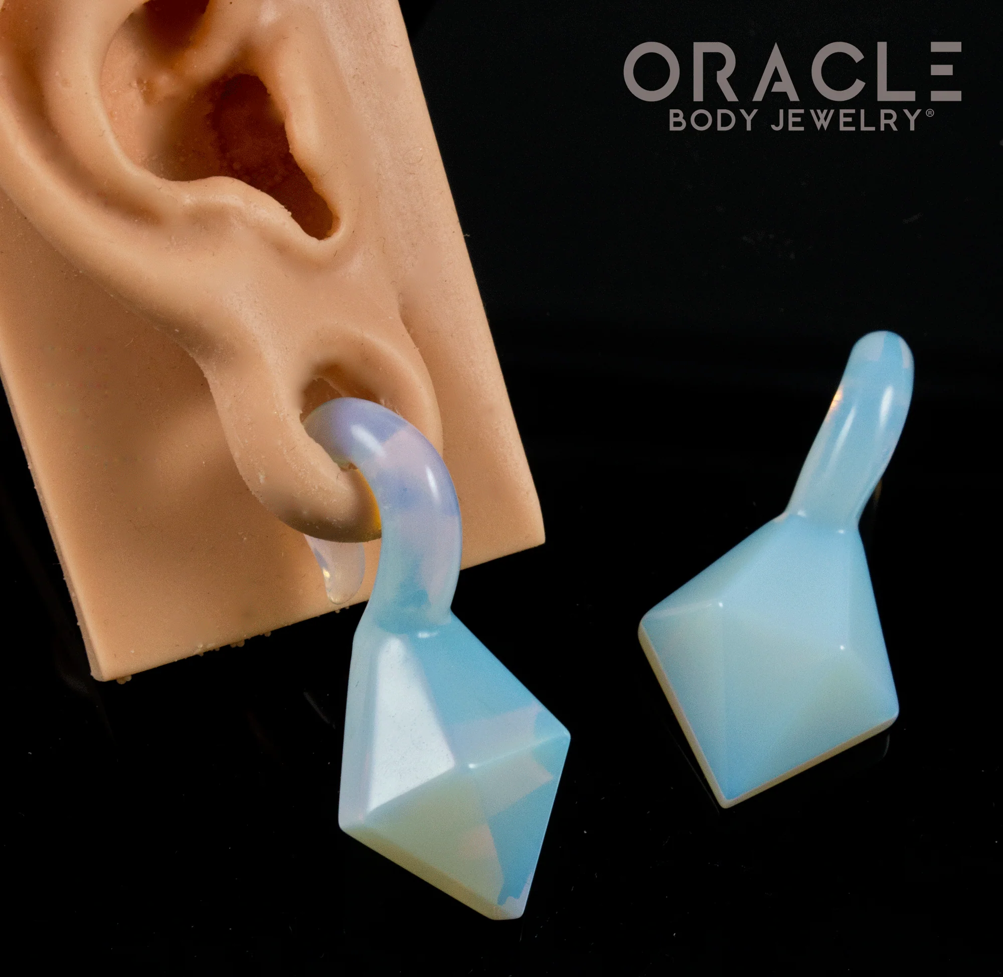Opalite Faceted Mini Pear Weights - Image 3
