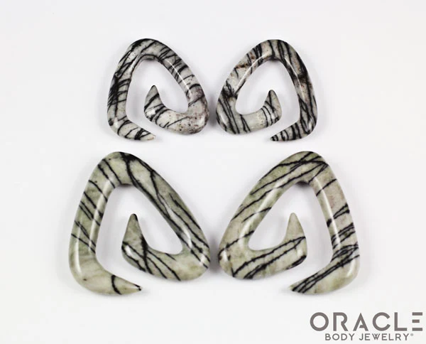 Picasso Jasper Trinity Stone Spirals - Image 2