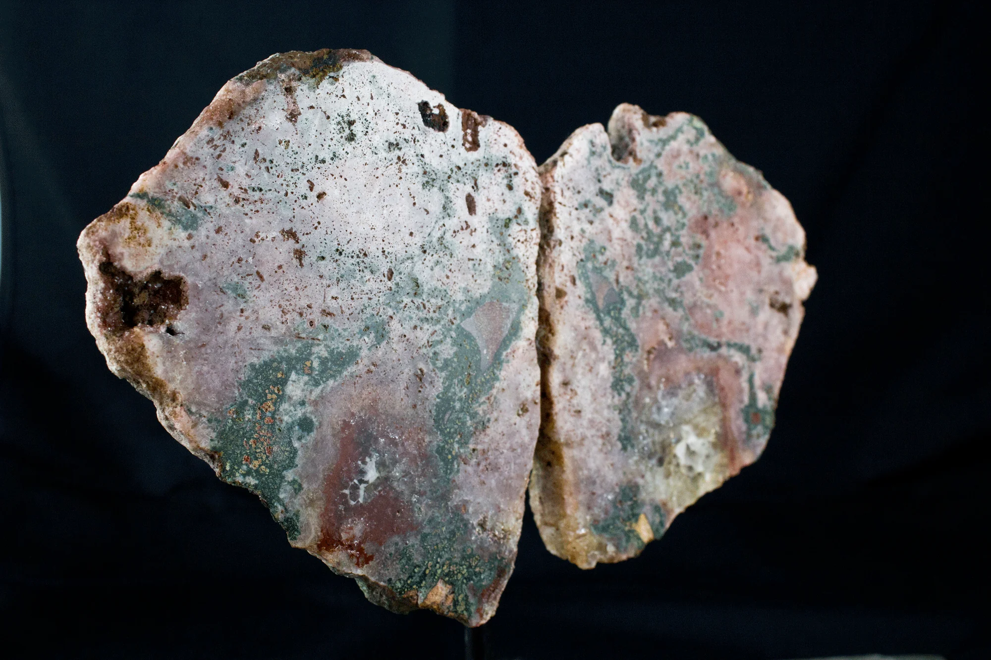 Pink Amethyst Sliced Specimen on Stand - Image 2