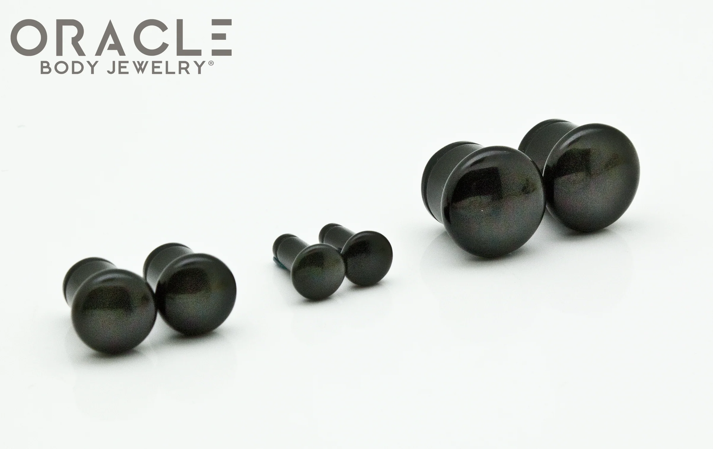 Rainbow Obsidian Single Flare Plugs - Image 2