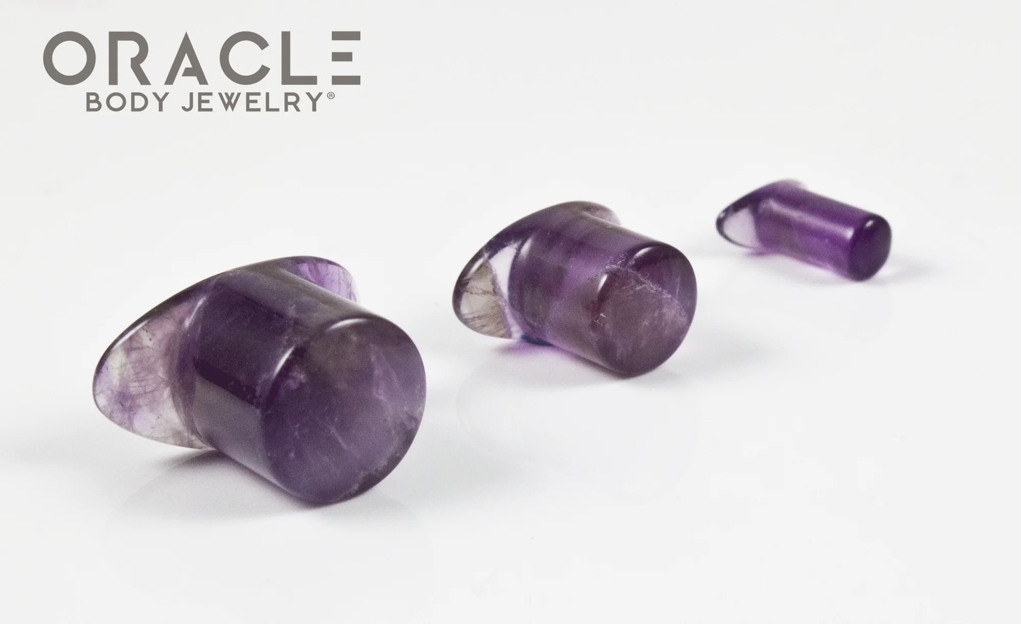 Amethyst Labrets 8g Through 1/2" - Image 2