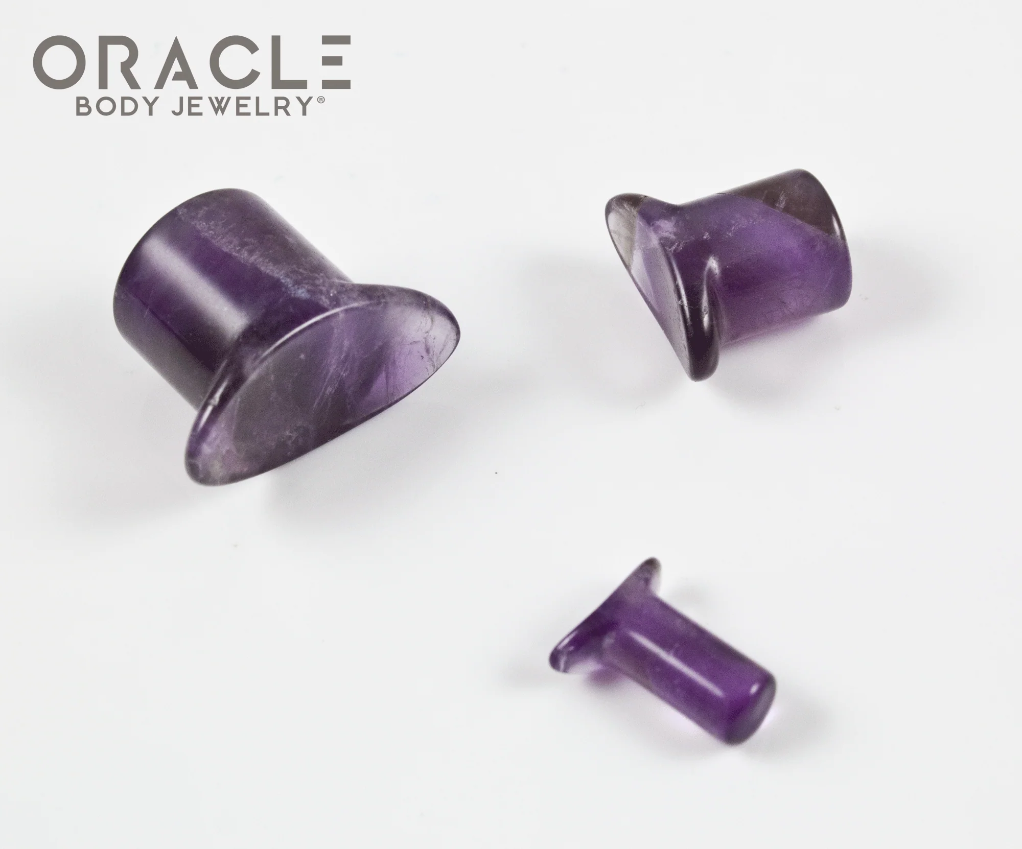 Amethyst Labrets 8g Through 1/2" - Image 3