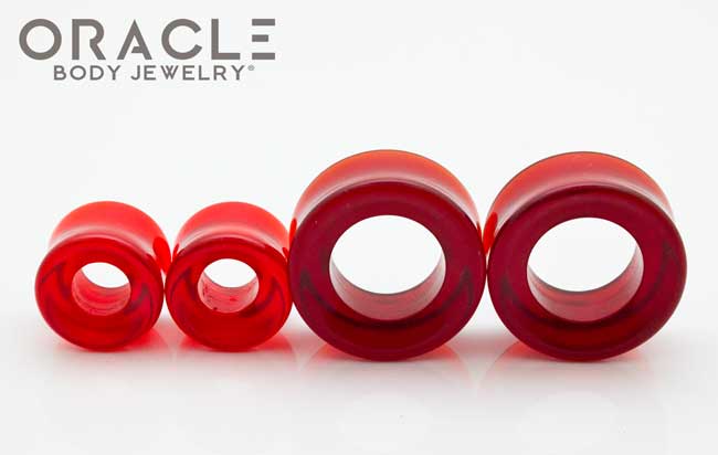 Red Quartz Eyelets / Tunnels - Image 3
