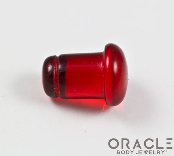 Red Quartz Single Flare Plugs - Image 3