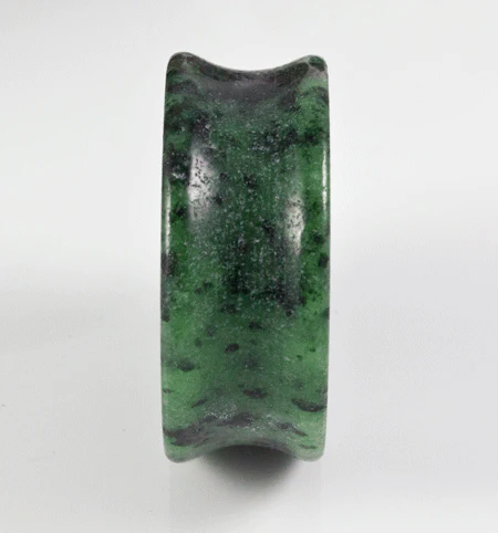 Ruby In Zoisite Concave Solid Double Flare Plugs - Image 3
