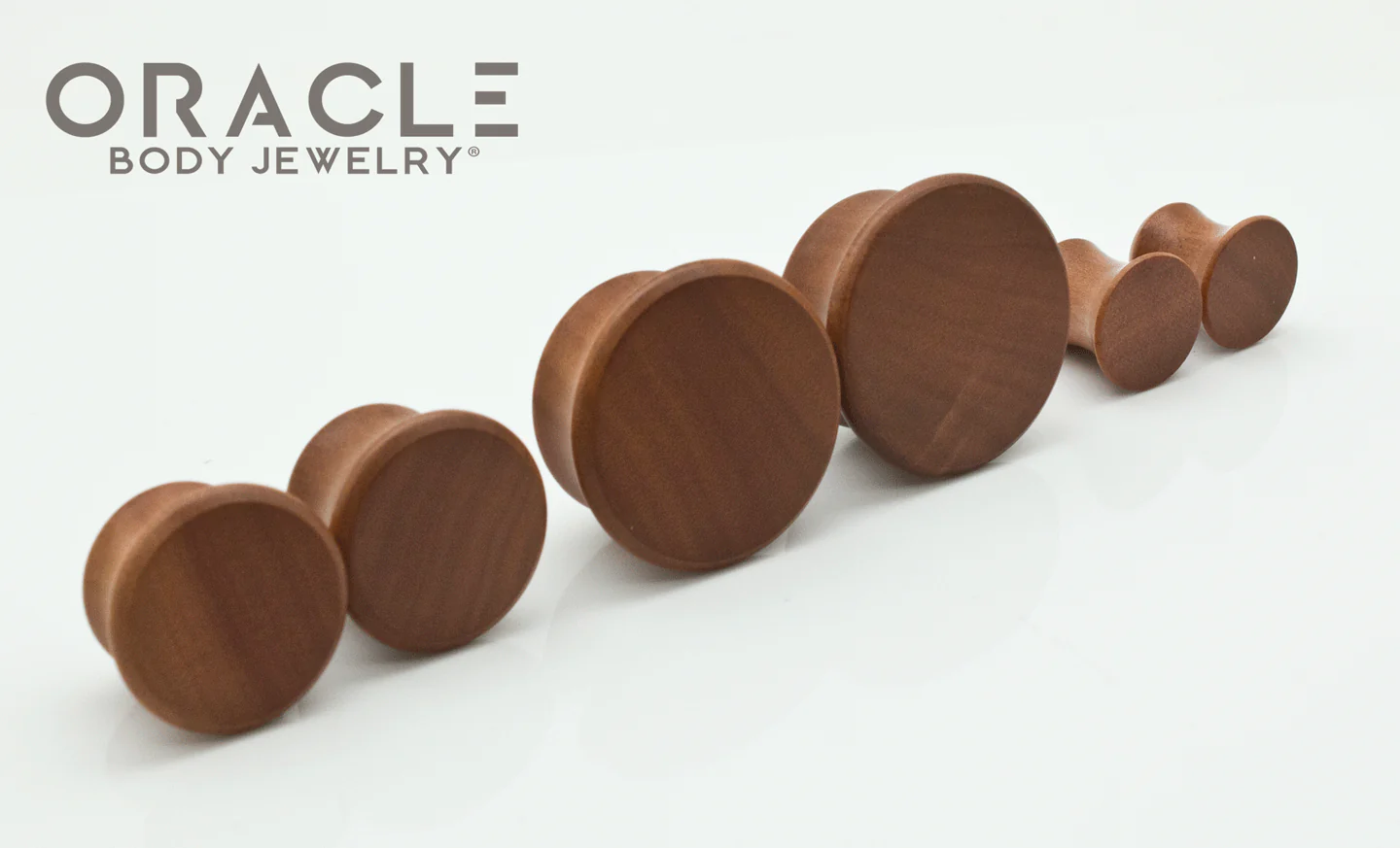 Saba Wood Mayan Style Flare Plugs - Image 2