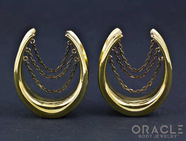 Brass Saddles with Chains - Image 2