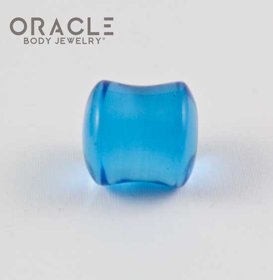 Sapphire Blue Quartz Double Flare Plugs - Image 3