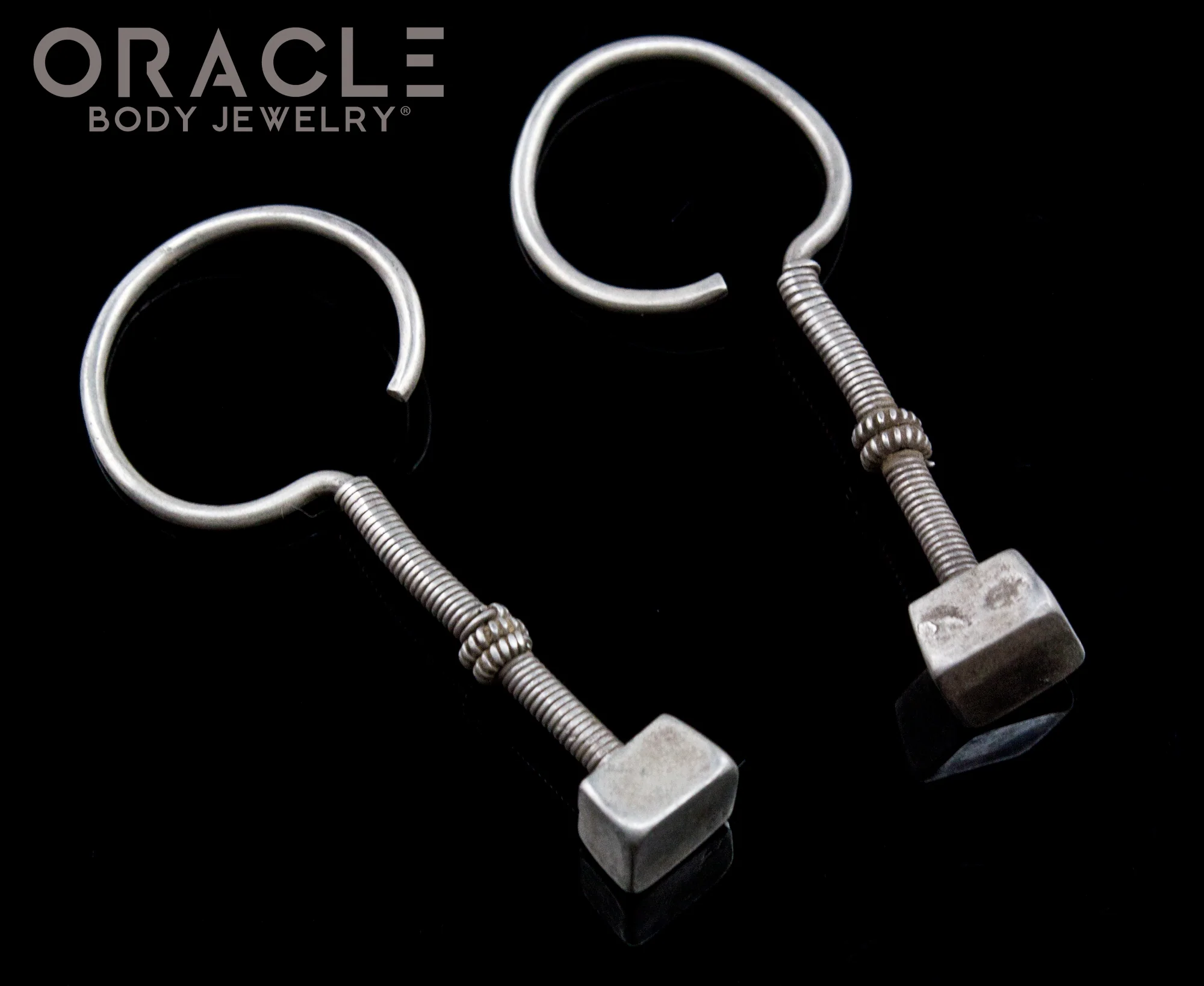 Silver Vaghadia Rabari Earrings - Image 2