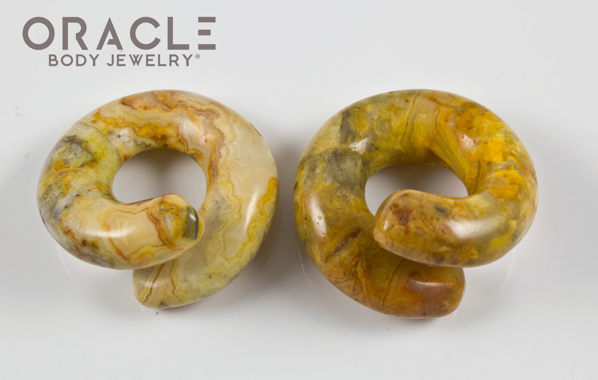 Small Crazy Lace Agate Coils - Image 2