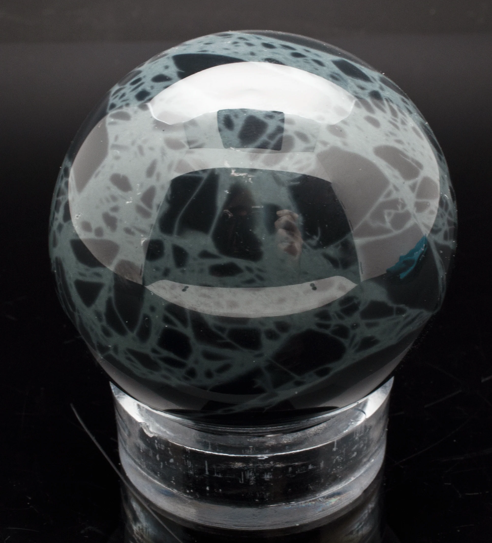 Spiderweb Obsidian 60mm Sphere - Image 3