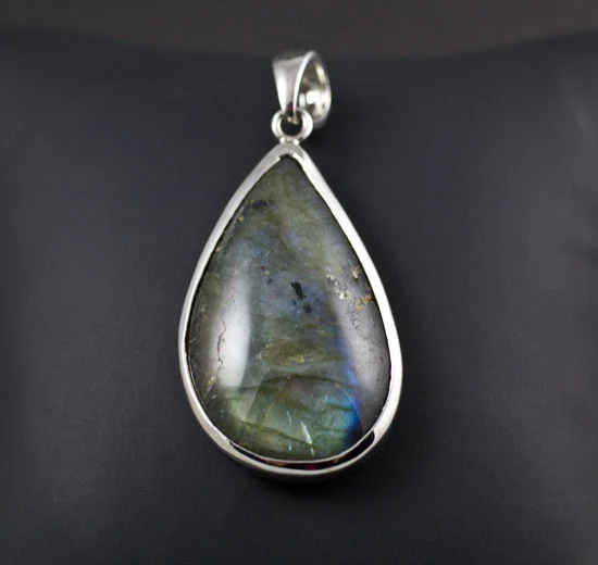 Steel Labradorite Pendant - Image 2