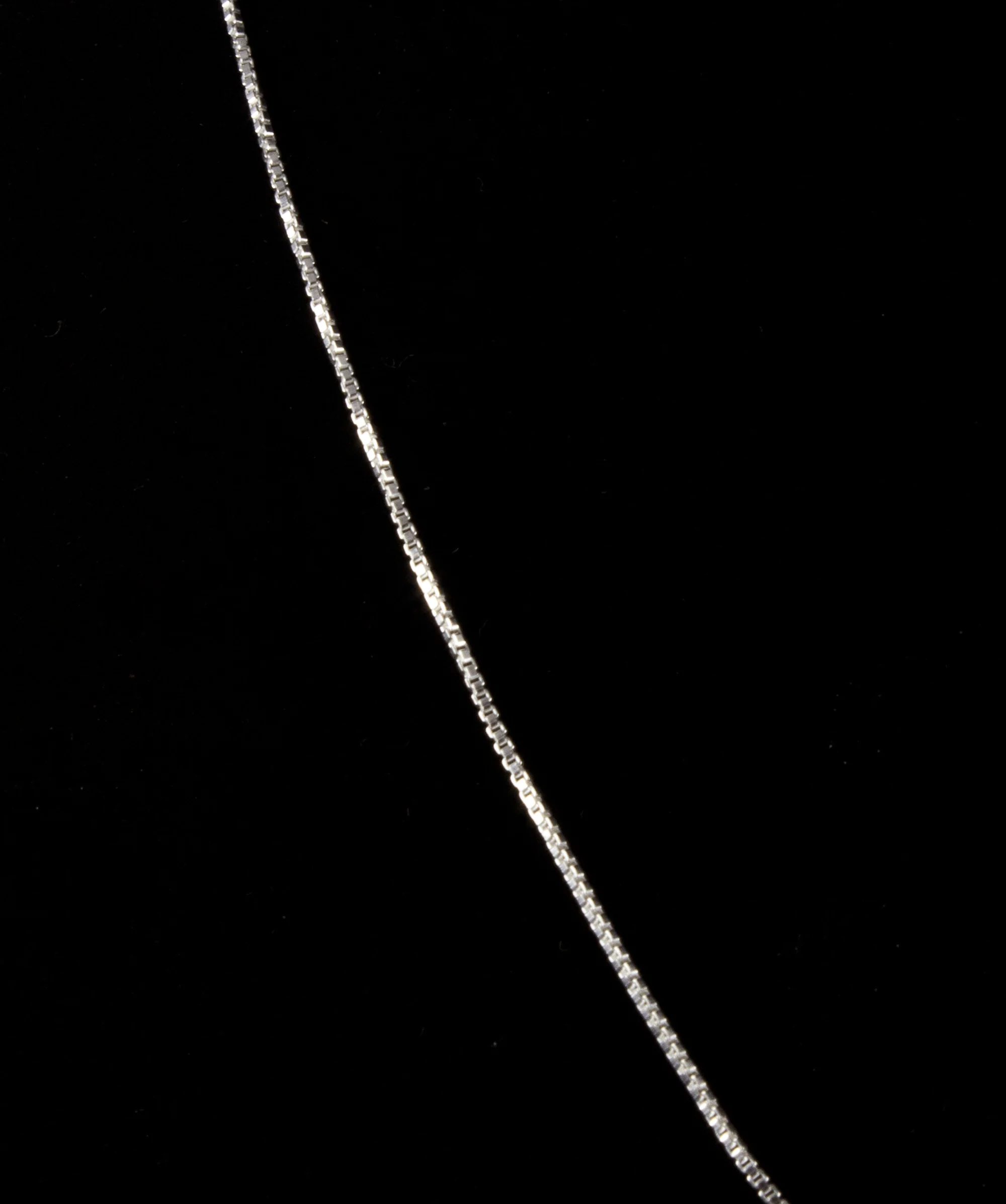 Sterling Silver Adjustable Box Chain - Image 2