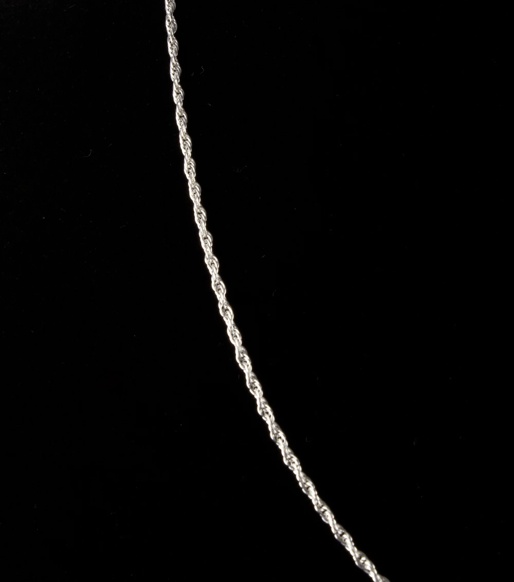 Sterling Silver Adjustable Rope Chain - Image 2