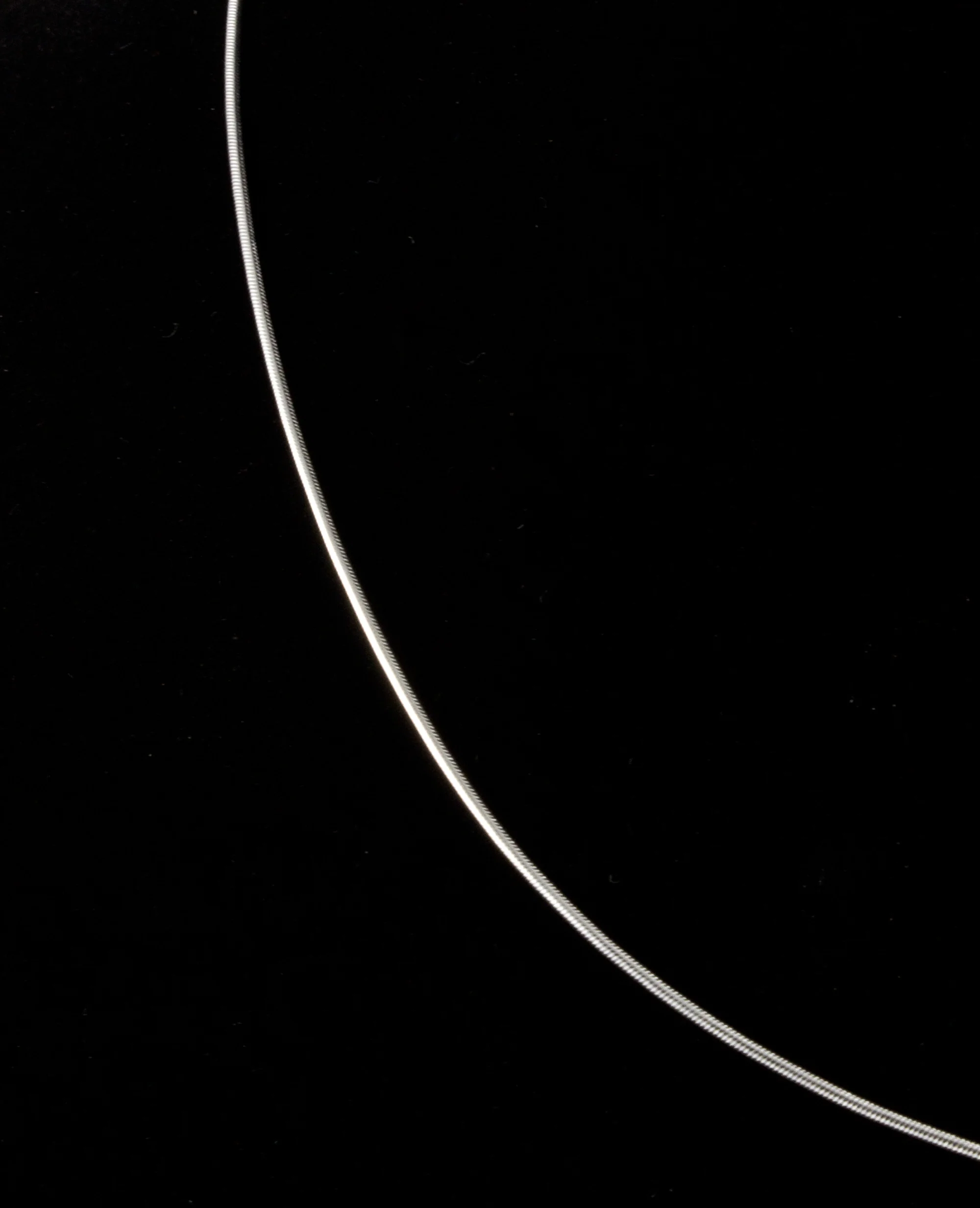 Sterling Silver Adjustable Snake Chain - Image 2