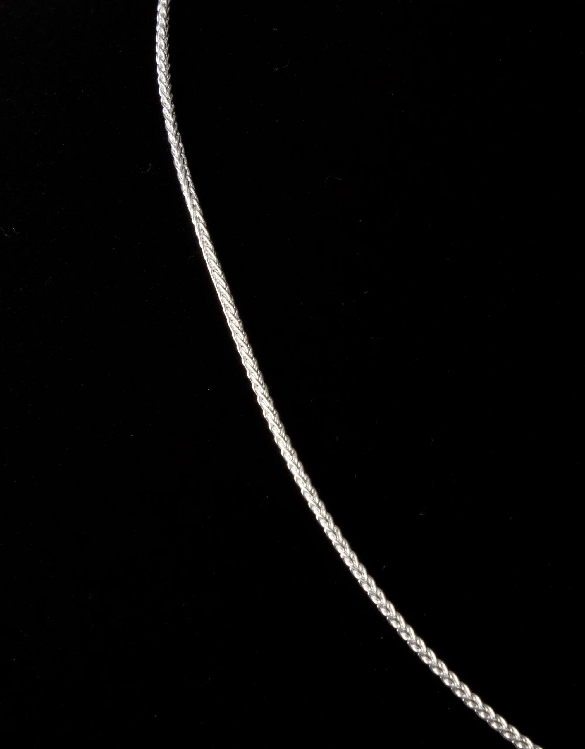 Sterling Silver Adjustable Wheat Chain - Image 2