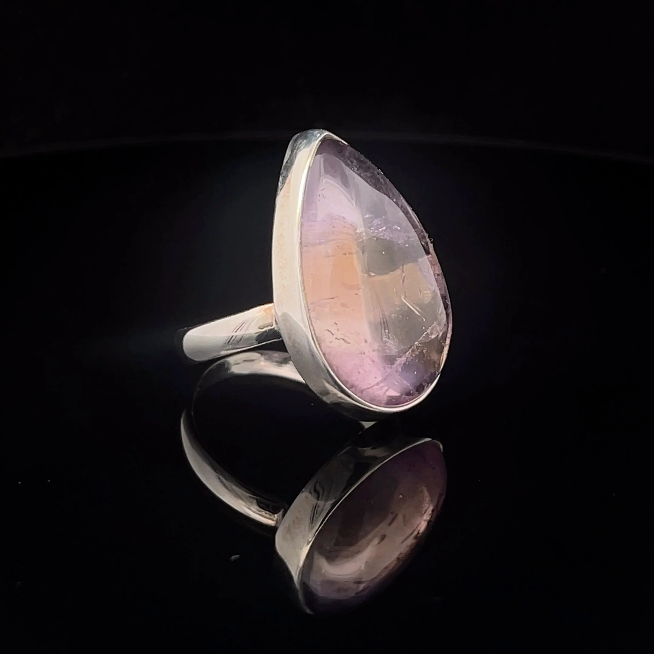 Sterling Silver Ametrine Ring Size 10 - Image 2