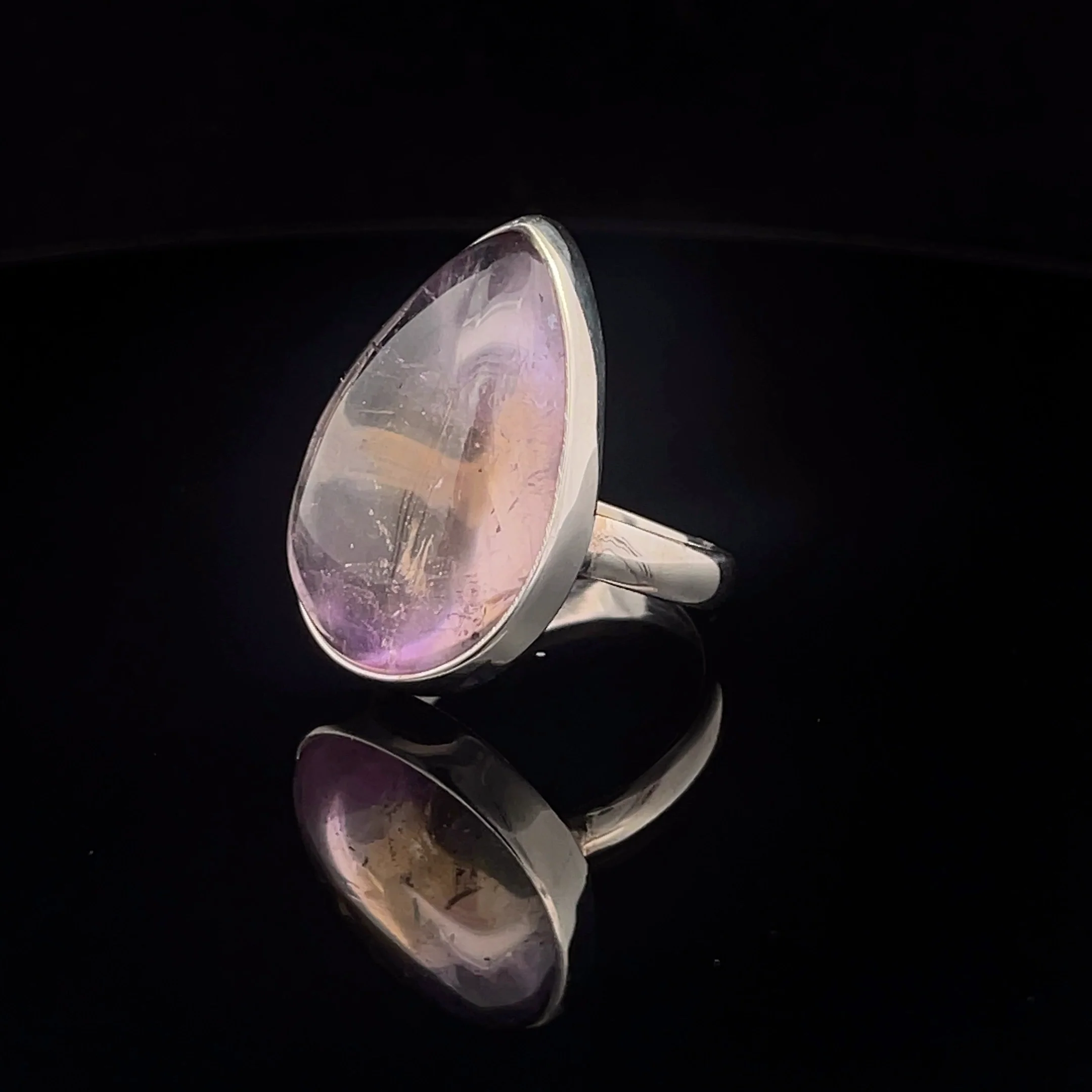 Sterling Silver Ametrine Ring Size 10 - Image 3