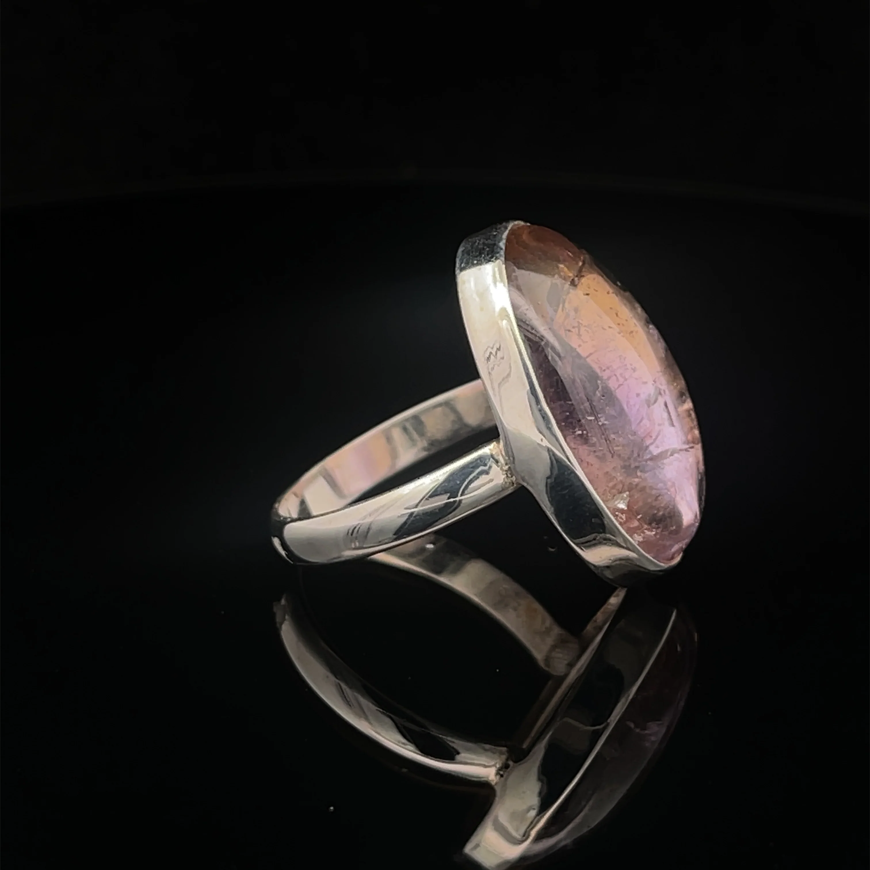 Sterling Silver Ametrine Ring Size 11 - Image 3