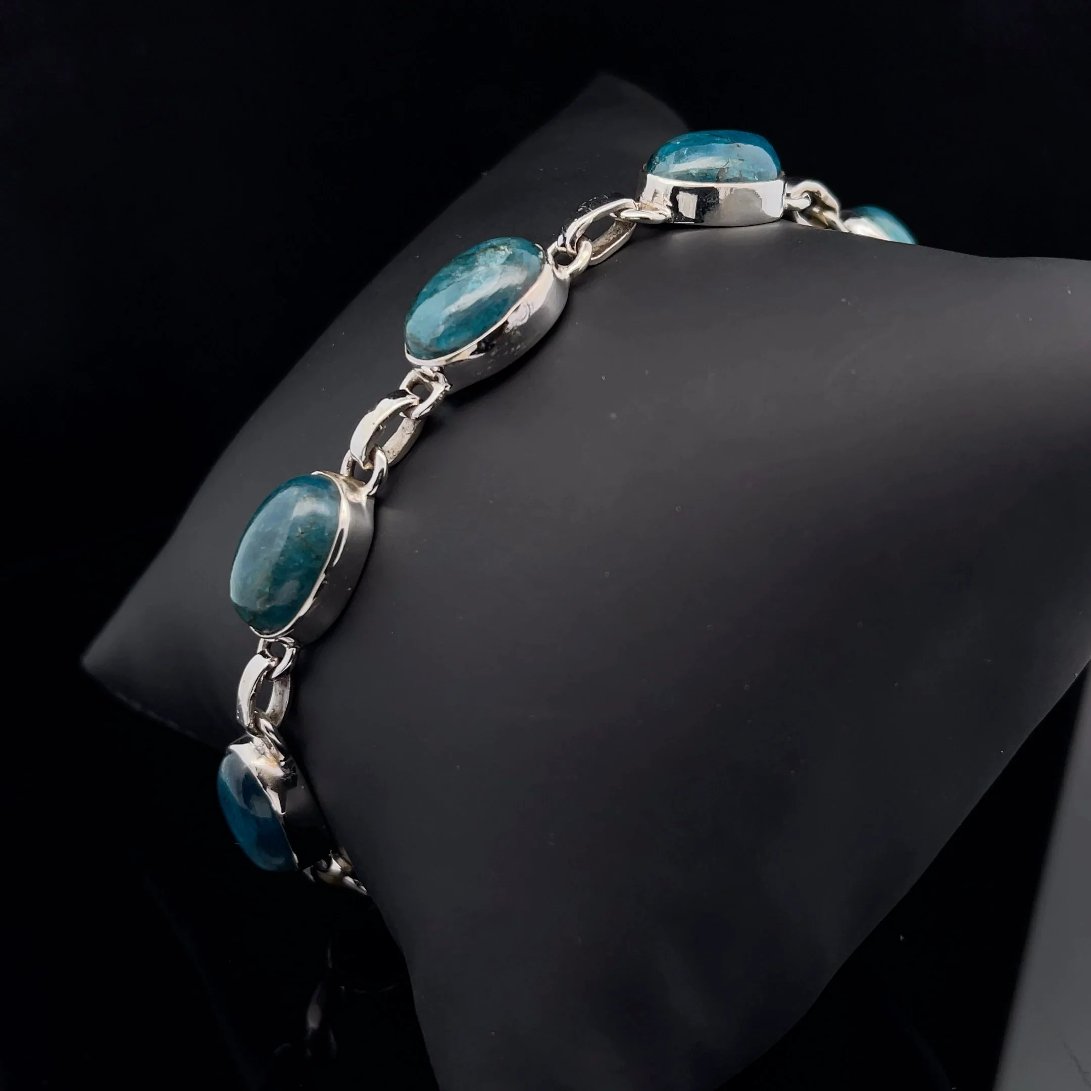 Sterling Silver Apatite Bracelet - Image 2