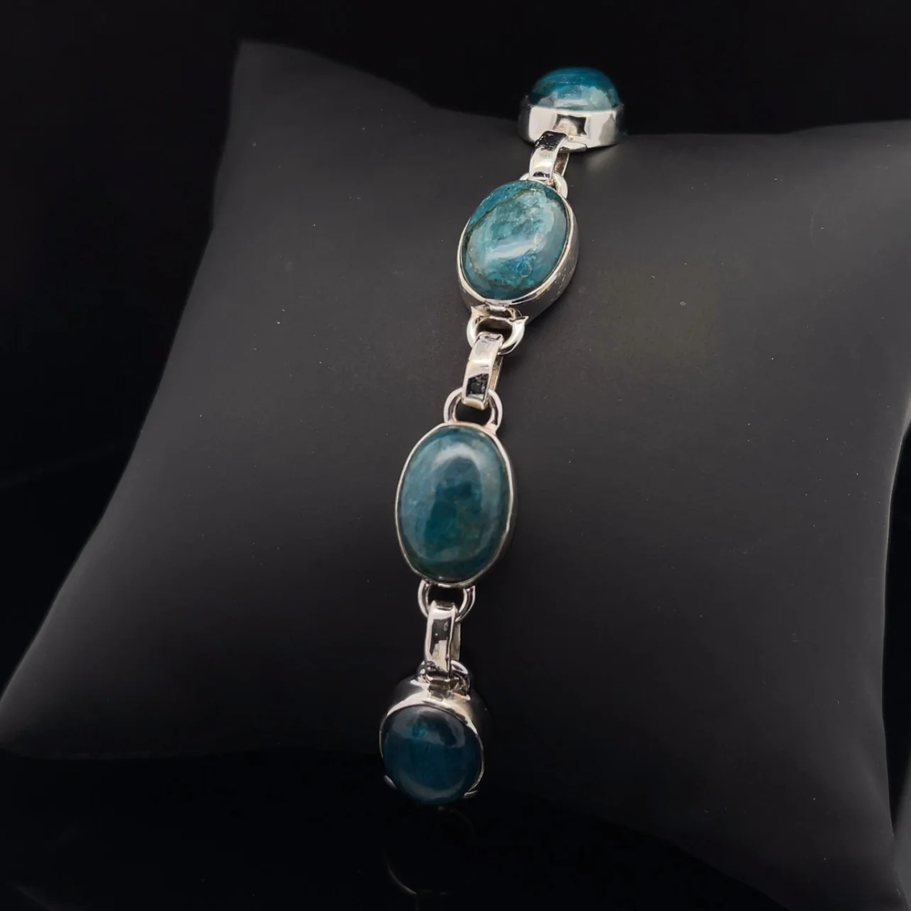 Sterling Silver Apatite Bracelet - Image 3